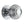 Reeded Cabinet Knob with Base by M Marcus - Heritage Brass