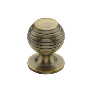 Beehive Cabinet Knob by M Marcus - Heritage Brass