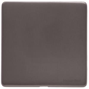 Verona Range - Matt Bronze - Single Blank Plate