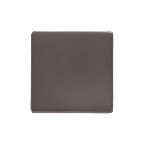 Verona Range Switches & Sockets - Single Blank Plate by Heritage Brass By M-Marcus