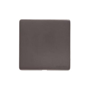 Verona Range Switches & Sockets - Single Blank Plate by Heritage Brass By M-Marcus