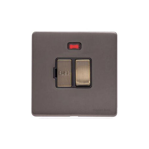 Verona Range Switches & Sockets - Switched Spur with Neon (13 Amp) by Heritage Brass By M-Marcus