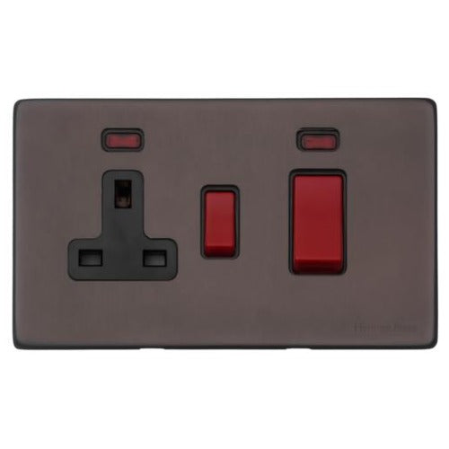 Verona Range Switches & Sockets - 45A Cooker Unit + 13A Socket by Heritage Brass By M-Marcus