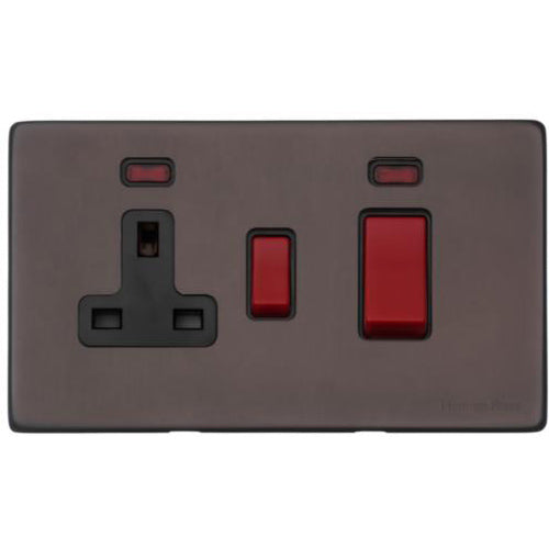 Verona Range Switches & Sockets - 45A Cooker Unit + 13A Socket by Heritage Brass By M-Marcus