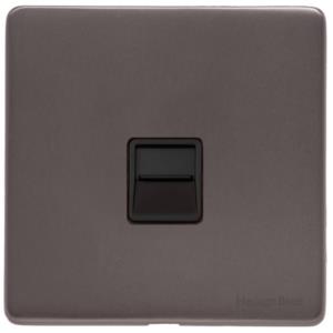 Verona Range - Matt Bronze - 1 Gang Secondary Line Socket