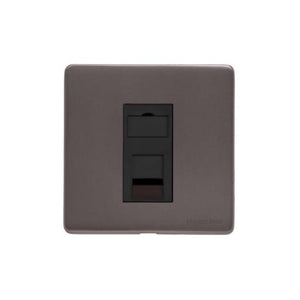 Verona Range Switches & Sockets - 1 Gang RJ11 by Heritage Brass By M-Marcus