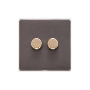 Verona Range Switches & Sockets - 2G Multi Location Primary Dimmer by Heritage Brass By M-Marcus