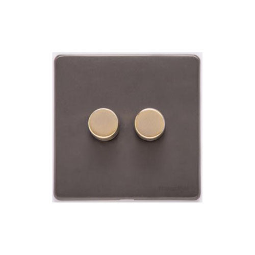 Verona Range Switches & Sockets - 2G Multi Location Primary Dimmer by Heritage Brass By M-Marcus