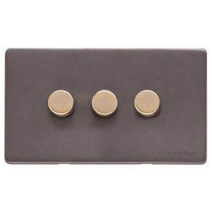Verona Range Switches & Sockets - 3G Multi Location Secondary Dimmer by Heritage Brass By M-Marcus