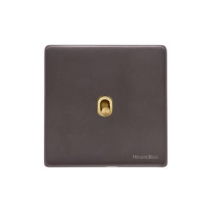 Verona Range Switches & Sockets - 1 Gang Stockholm Toggle by Heritage Brass By M-Marcus