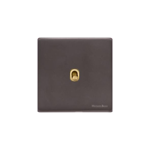 Verona Range Switches & Sockets - 1 Gang Stockholm Toggle by Heritage Brass By M-Marcus
