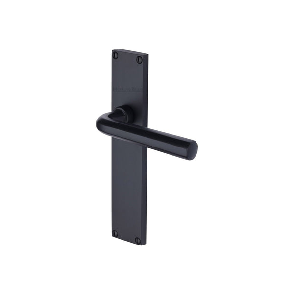 Octave Door Handle on 200mm Plate by M Marcus - Heritage Brass