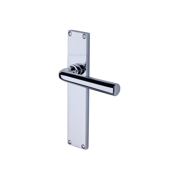 Octave Door Handle on 200mm Plate by M Marcus - Heritage Brass