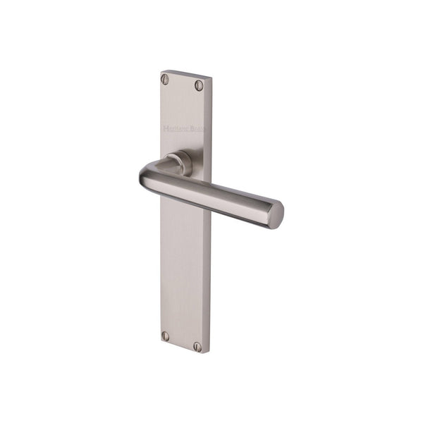 Octave Door Handle on 200mm Plate by M Marcus - Heritage Brass