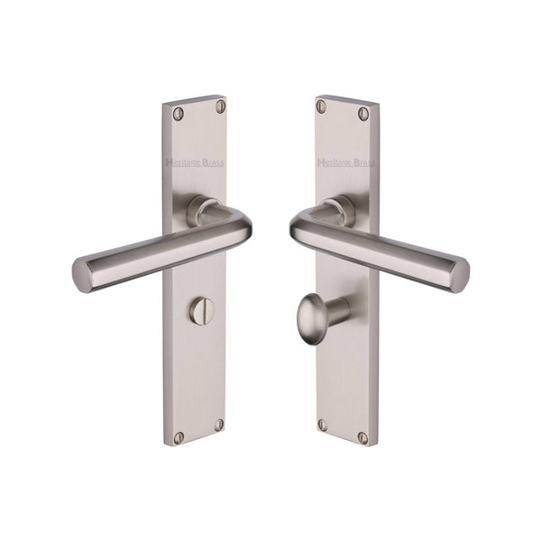 Octave Door Handle on 200mm Plate by M Marcus - Heritage Brass
