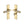 Bauhaus Door Handle on 200mm Plate by M Marcus - Heritage Brass