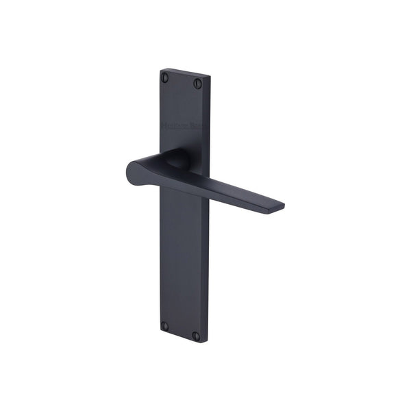 Gio Door Handle on 200mm Plate by M Marcus - Heritage Brass