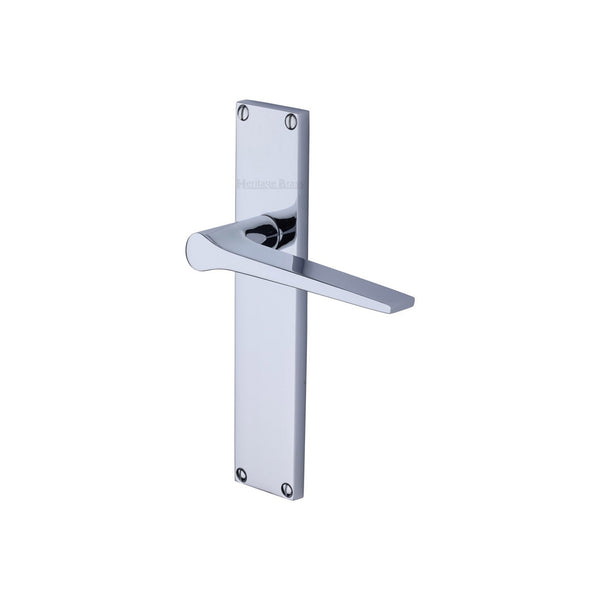 Gio Door Handle on 200mm Plate by M Marcus - Heritage Brass