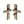 Delta Hammered Door Handle on Plate by M Marcus - Heritage Brass