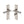 Bauhaus Hammered Door Handle on Plate by M Marcus - Heritage Brass