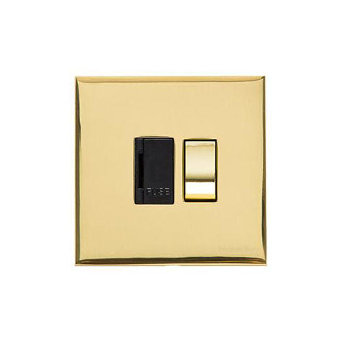 Winchester Range Polished Brass Switches & Sockets, W01 - Switched Spur (13 Amp) by Heritage Brass By M-Marcus