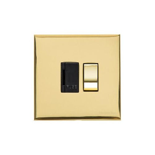 Winchester Range Polished Brass Switches & Sockets, W01 - Switched Spur (13 Amp) by Heritage Brass By M-Marcus