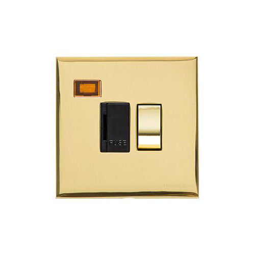 Winchester Range Polished Brass Switches & Sockets, W01 - Switched Spur with Neon (13 Amp) by Heritage Brass By M-Marcus