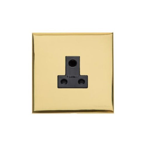 Winchester Range Polished Brass Switches & Sockets, W01 - 5 Amp 3 Round Pin Socket by Heritage Brass By M-Marcus