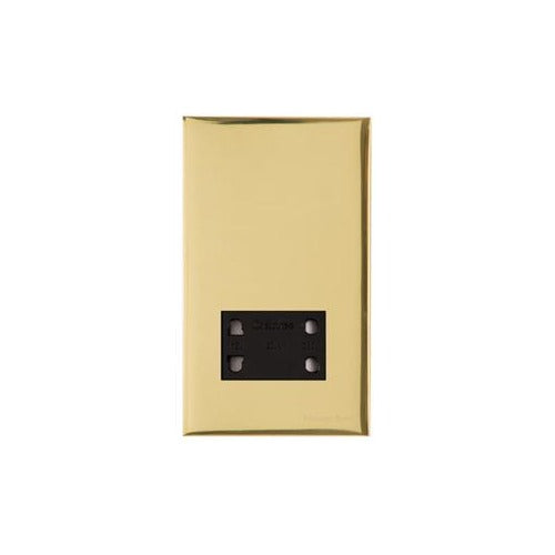 Winchester Range Polished Brass Switches & Sockets, W01 - Shaver Socket Output Voltage 110/240V by Heritage Brass By M-Marcus