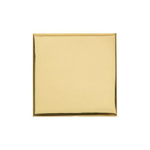 Winchester Range Polished Brass Switches & Sockets, W01 - Single Blank Plate by Heritage Brass By M-Marcus