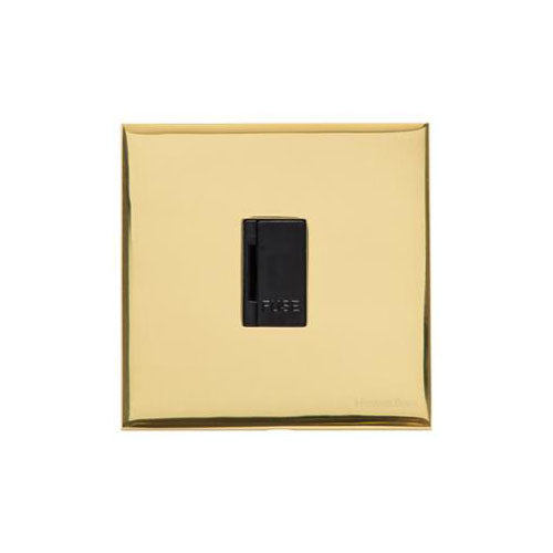 Winchester Range Polished Brass Switches & Sockets, W01 - Unswitched Spur (13 Amp) by Heritage Brass By M-Marcus
