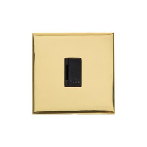 Winchester Range Polished Brass Switches & Sockets, W01 - Unswitched Spur (13 Amp) by Heritage Brass By M-Marcus