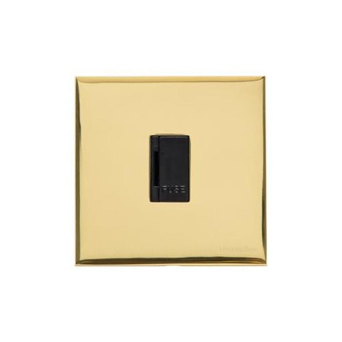 Winchester Range Polished Brass Switches & Sockets, W01 - Unswitched Spur (13 Amp) by Heritage Brass By M-Marcus