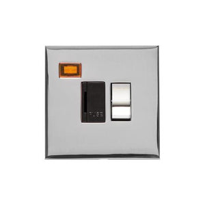 Winchester Range Polished Chrome Switches & Sockets, W02 - Switched Spur with Neon (13 Amp) by Heritage Brass By M-Marcus