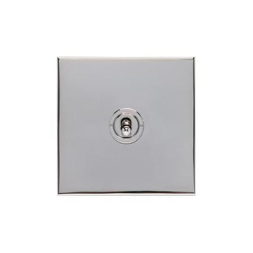 Winchester Range Polished Chrome Switches & Sockets, W02 - 1 Gang Toggle Switch by Heritage Brass By M-Marcus