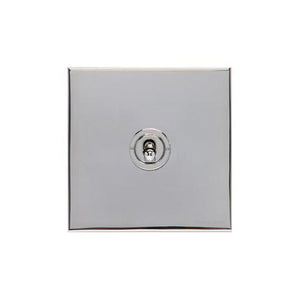 Winchester Range Polished Chrome Switches & Sockets, W02 - 1 Gang Toggle Switch by Heritage Brass By M-Marcus