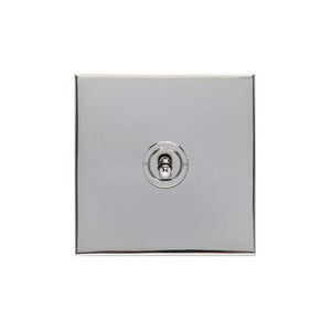 Winchester Range Polished Chrome Switches & Sockets, W02 - 1 Gang Intermediate Toggle Switch by Heritage Brass By M-Marcus