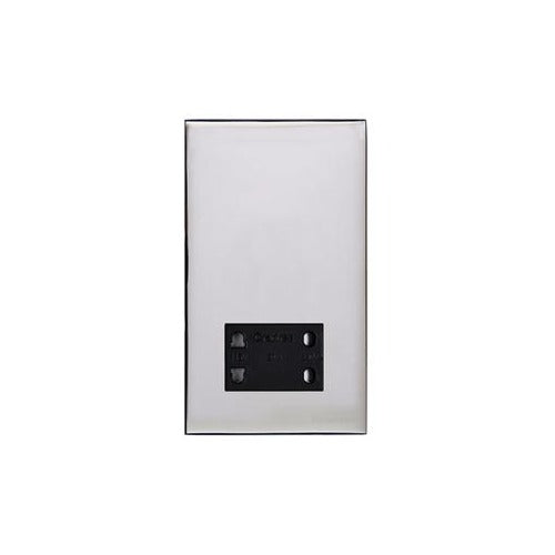 Winchester Range Polished Chrome Switches & Sockets, W02 - Shaver Socket Output Voltage 110/240V by Heritage Brass By M-Marcus
