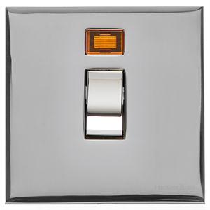 Winchester Range - Polished Chrome - 20 Amp DP Switch with Neon