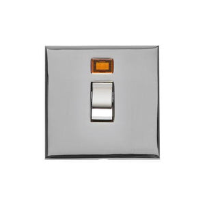 Winchester Range Polished Chrome Switches & Sockets, W02 - 20A Double Pole Switch with Neon by Heritage Brass By M-Marcus
