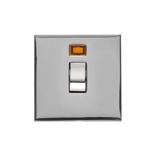 Winchester Range Polished Chrome Switches & Sockets, W02 - 20A Double Pole Switch with Neon by Heritage Brass By M-Marcus