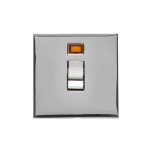 Winchester Range Polished Chrome Switches & Sockets, W02 - 20A Double Pole Switch with Neon by Heritage Brass By M-Marcus
