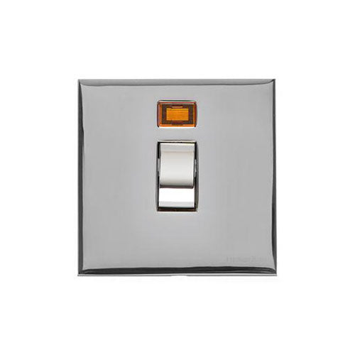 Winchester Range Polished Chrome Switches & Sockets, W02 - 20A Double Pole Switch with Neon by Heritage Brass By M-Marcus