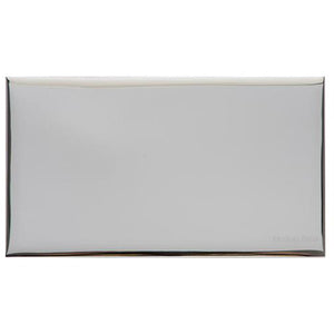 Winchester Range Polished Chrome Switches & Sockets, W02 - Double Blank Plate by Heritage Brass By M-Marcus