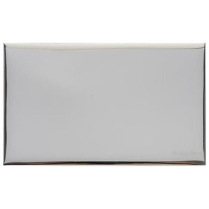 Winchester Range Polished Chrome Switches & Sockets, W02 - Double Blank Plate by Heritage Brass By M-Marcus