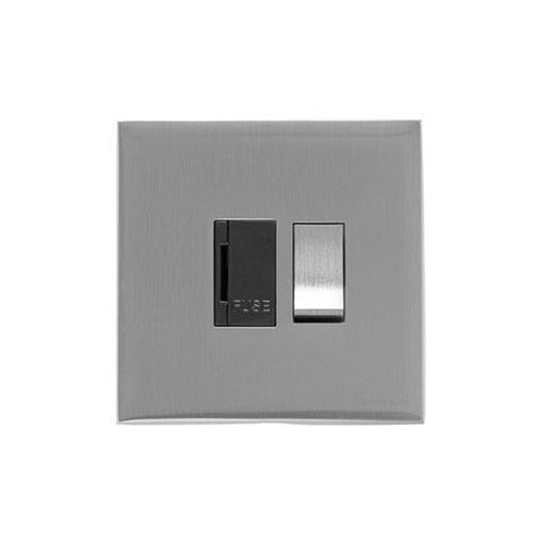 Winchester Range Satin Chrome Switches & Sockets, W03 - Switched Spur (13 Amp) by Heritage Brass By M-Marcus