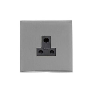 Winchester Range Satin Chrome Switches & Sockets, W03 - Shaver Socket Output Voltage 110/240V by Heritage Brass By M-Marcus