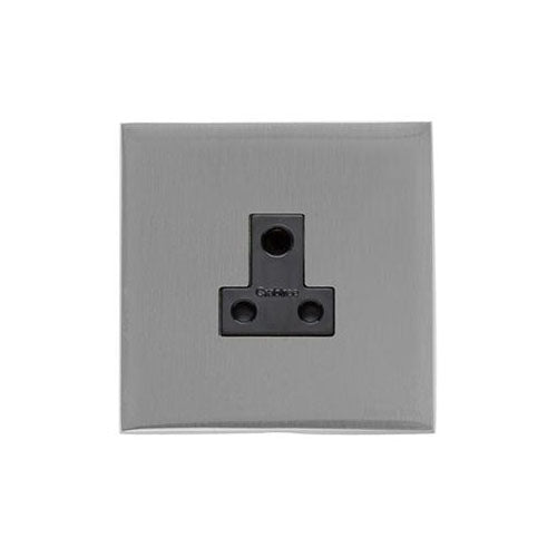 Winchester Range Satin Chrome Switches & Sockets, W03 - Shaver Socket Output Voltage 110/240V by Heritage Brass By M-Marcus