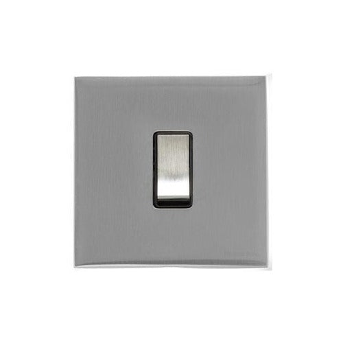 Winchester Range Satin Chrome Switches & Sockets, W03 - 20A Double Pole Switch by Heritage Brass By M-Marcus