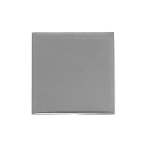 Winchester Range Satin Chrome Switches & Sockets, W03 - Single Blank Plate by Heritage Brass By M-Marcus